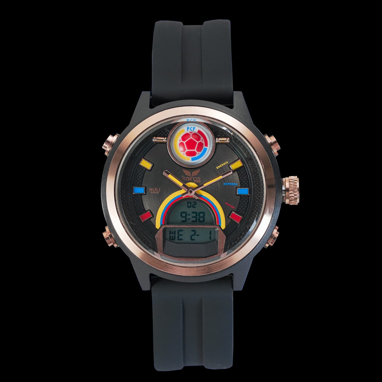RELOJ OFICIAL SELECCIÓN COLOMBIA x KAIROS "HULI DESIGN"