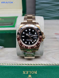 RELOJ ROLEX GMT-MASTER II "ROOT BEER" ORO ROSA – Calidad Premium 1.1