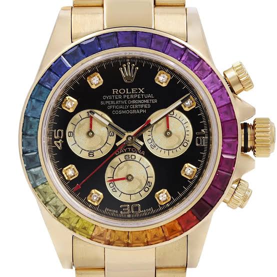 RELOJ ROLEX DAYTONA COSMOGRAPH "RAINBOW" ORO – Calidad Premium 1.1