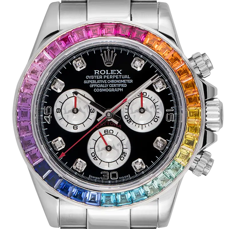 RELOJ ROLEX DAYTONA COSMOGRAPH "RAINBOW" – Calidad Premium 1.1