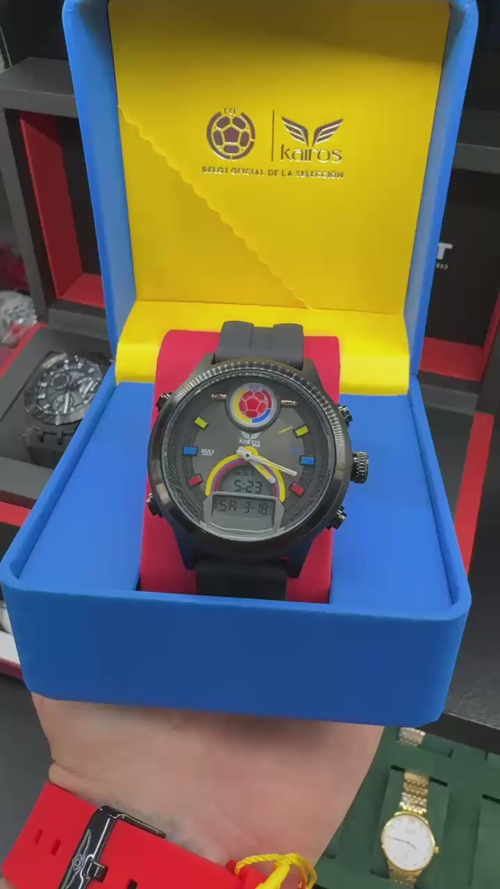RELOJ OFICIAL SELECCIÓN COLOMBIA x KAIROS "HULI DESIGN"